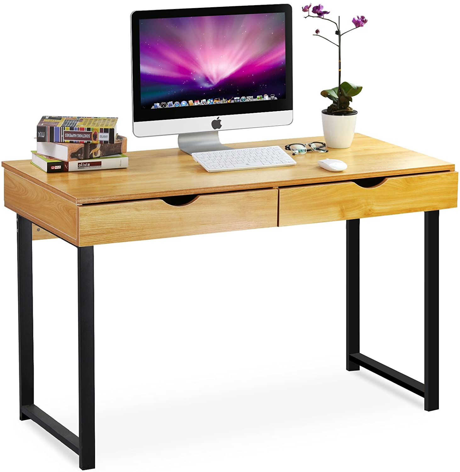 computer table office table study desk wooden table