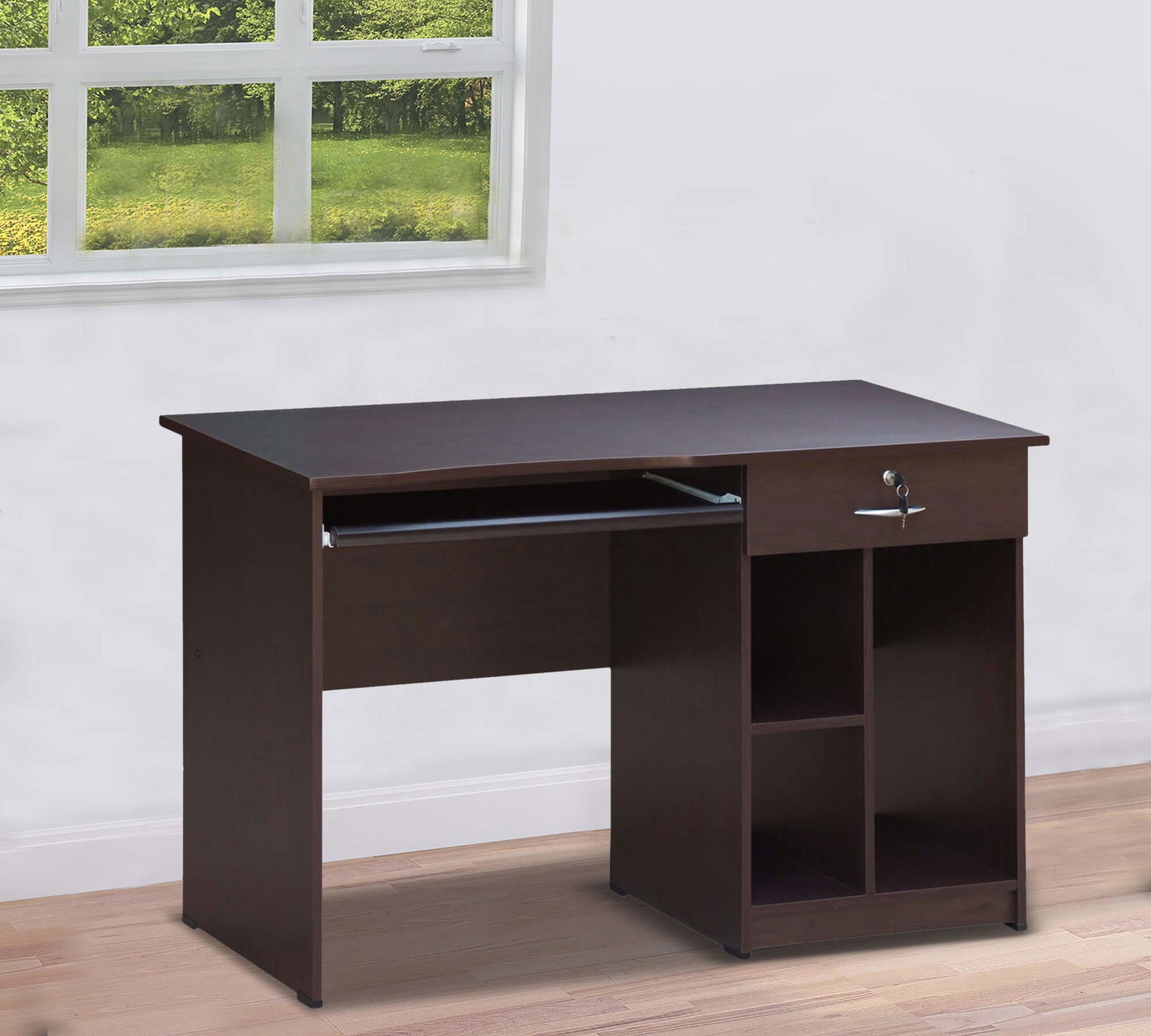 computer table office table study desk wooden table