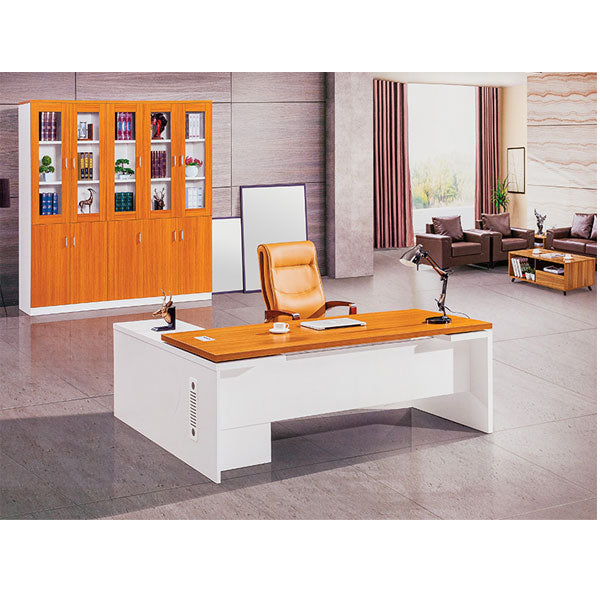 Executive Table with 2 Drawer & Openable Shutter