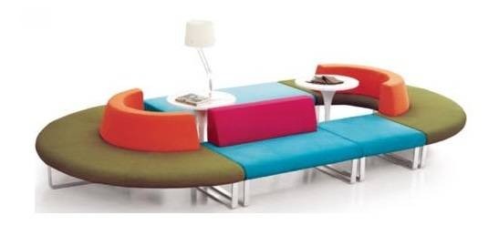 Modular Office Sofa with Modern Designs for Collaborative Spaces and Flexible Office Seating