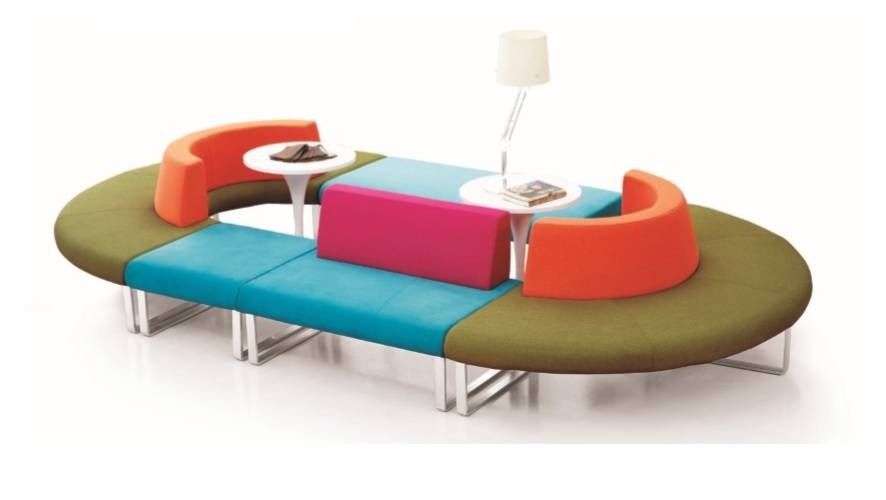Modular Office Sofa with Modern Designs for Collaborative Spaces and Flexible Office Seating