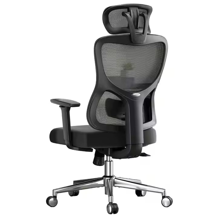 Mesh Ergonomic Office Chair – 3D Lumbar, 3D Armrest, Adjustable Headrest, Recline Lock, Office