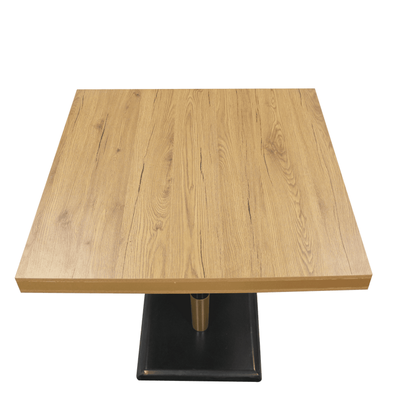 Metal Frame Base Top Square Laminated Board Coffee Center Table