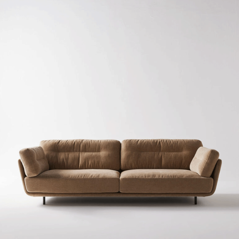 Luxury 3-Seater Sofa | Premium Suede Upholstery | Durable Wooden Frame | Ideal for Living Room