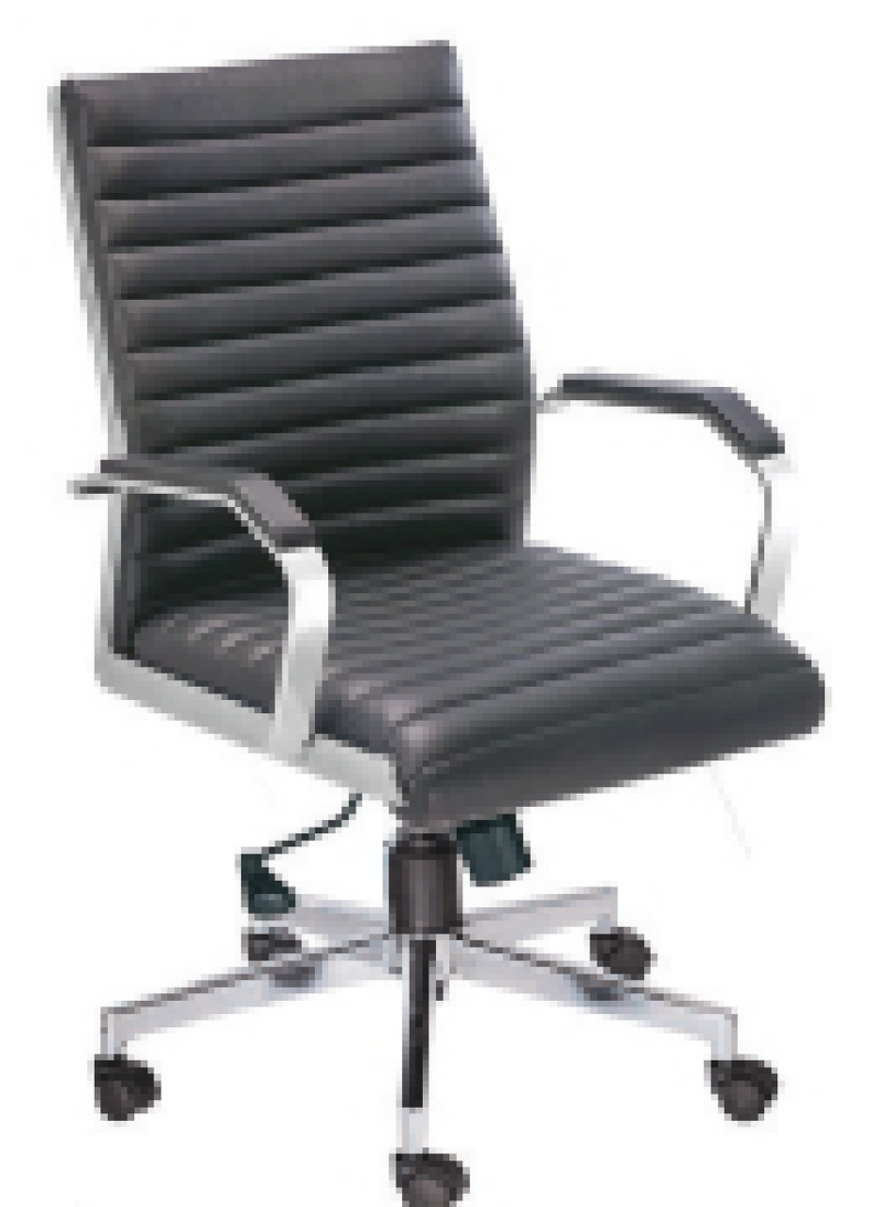 Mid Back Executive Office Chair with Chrome Base 001