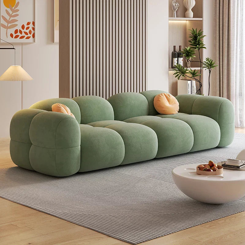 Luxurious 3 -seater sofa crafted with premium velvet fabric and a solid wood frame designed to elevate modern living rooms with comfort and timeless elegance