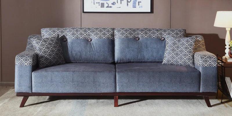 Elegant Velvet Fabric Sofa for Living Room – Stylish Design with Plush Comfort, Generous Seating & Durable