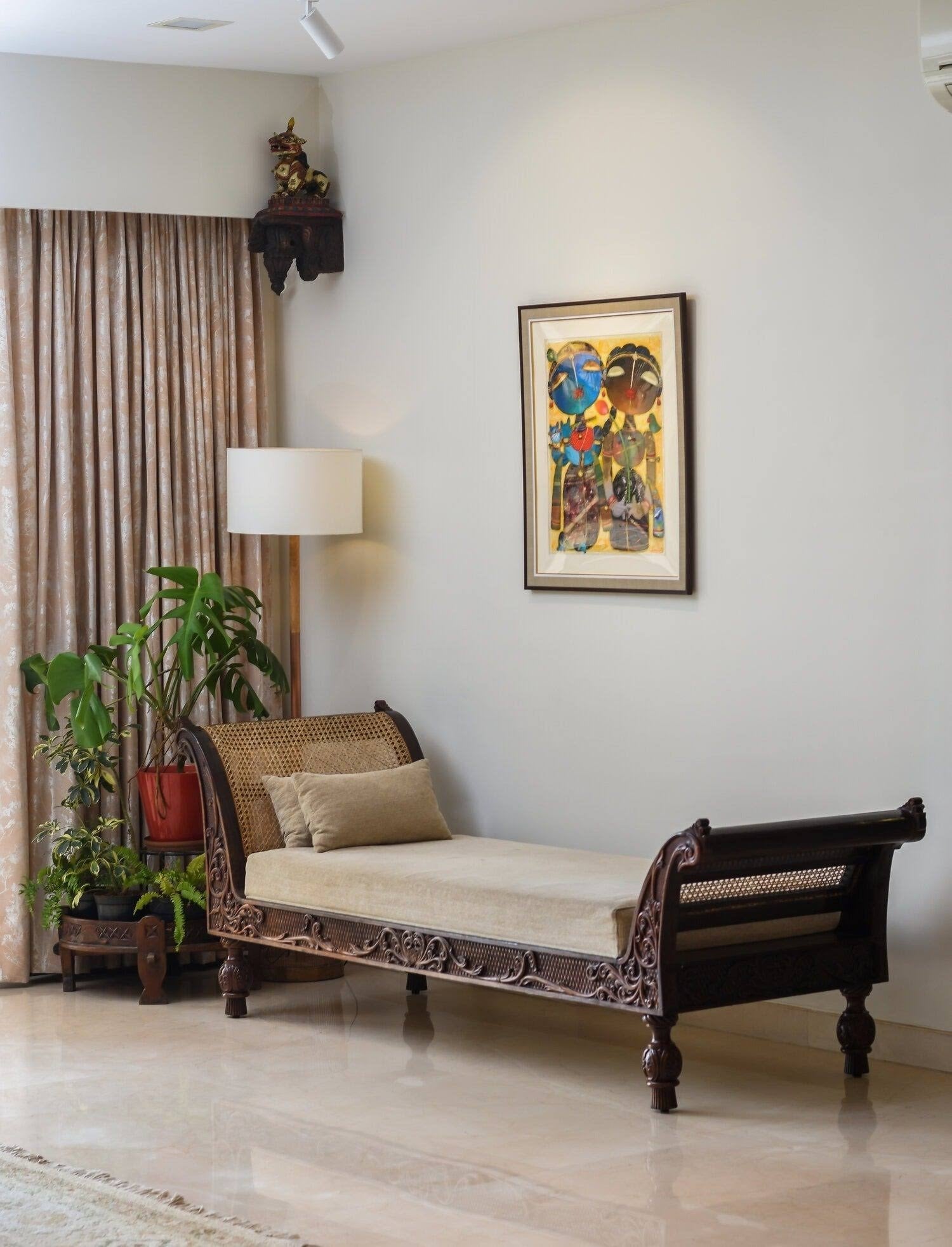 Rattan Cane Sofa in Premium Sheesham Wood Natural Elegance and Modern Comfort