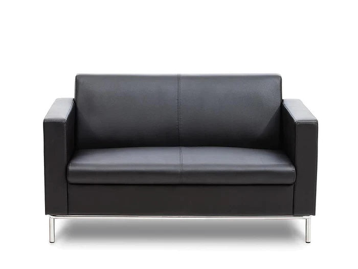 Leatherette Upholstery with Metal frame Two Seater Sofa