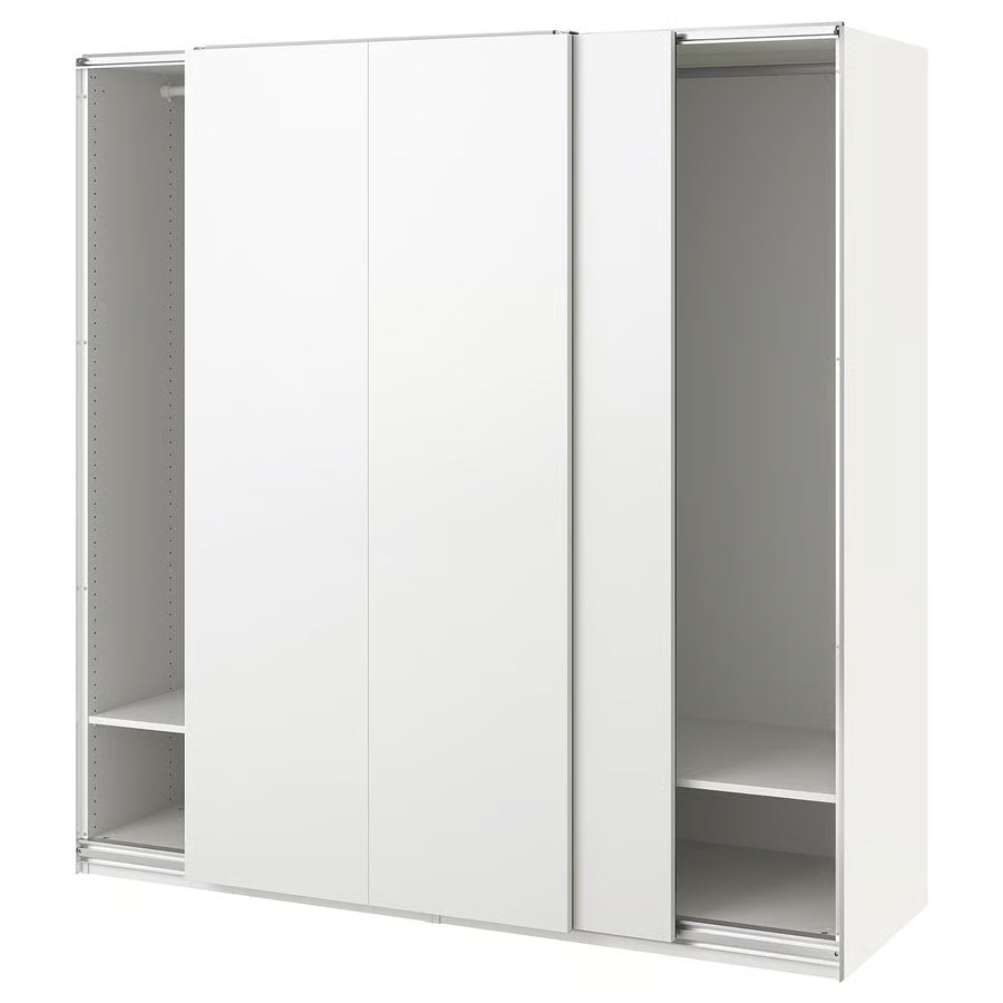 Wardrobe in High-Quality – Sliding Door, Elegant Matte Finish, and Modern Storage Needs