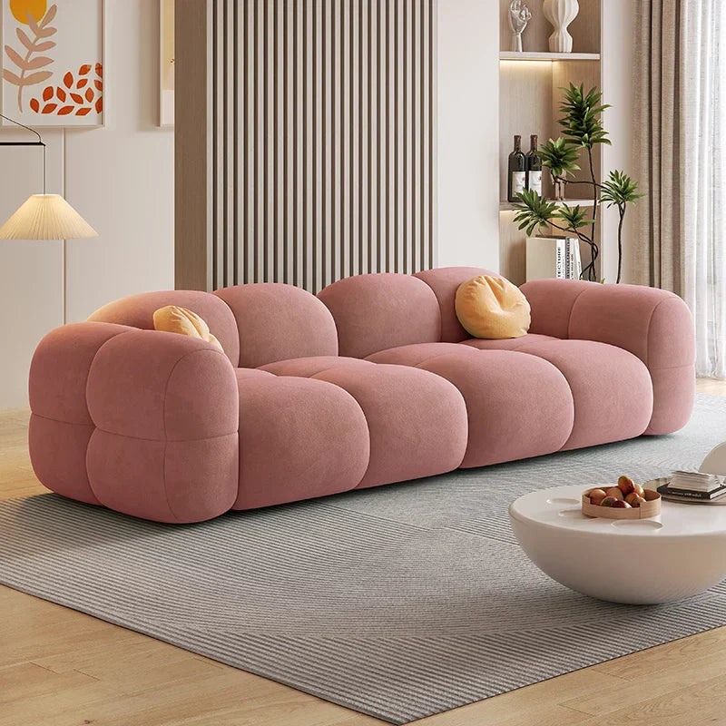 Luxurious 3 -seater sofa crafted with premium velvet fabric and a solid wood frame designed to elevate modern living rooms with comfort and timeless elegance