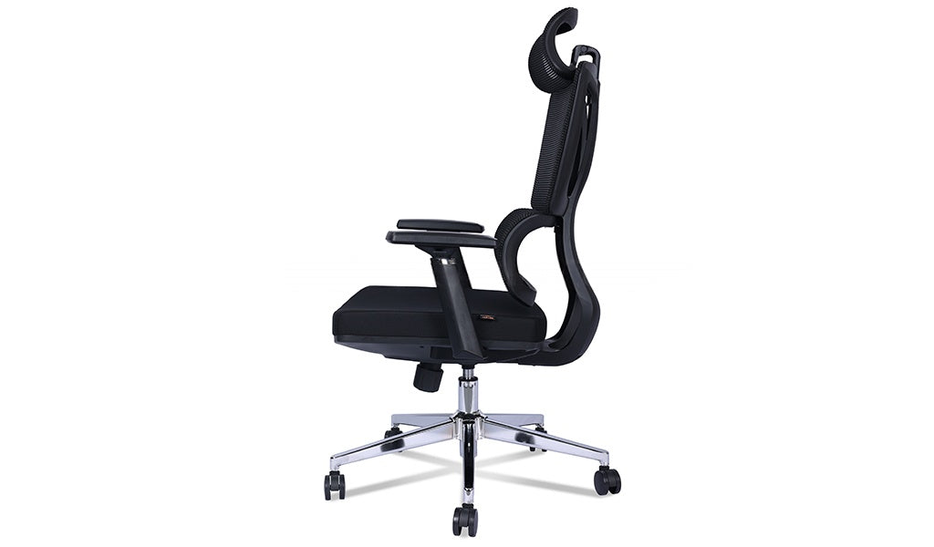 Mesh Office Chair – 3D Armrest, Adjustable Headrest, Recline Lock, Office