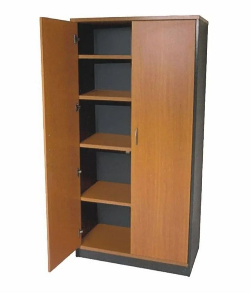 Wooden Filing Cabinet with Wooden Doors