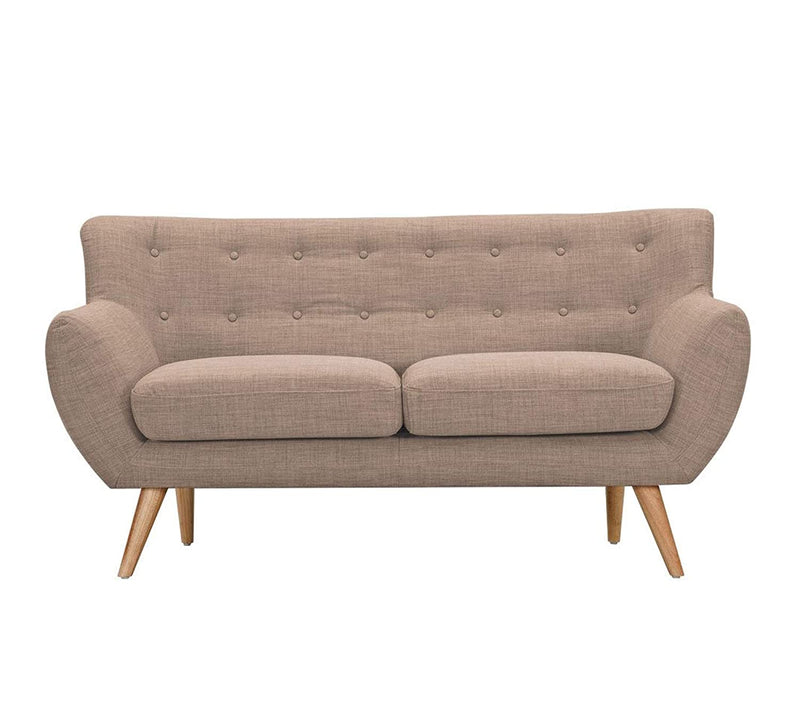 Mid-Century Two Seater Sofa With Wooden Legs
