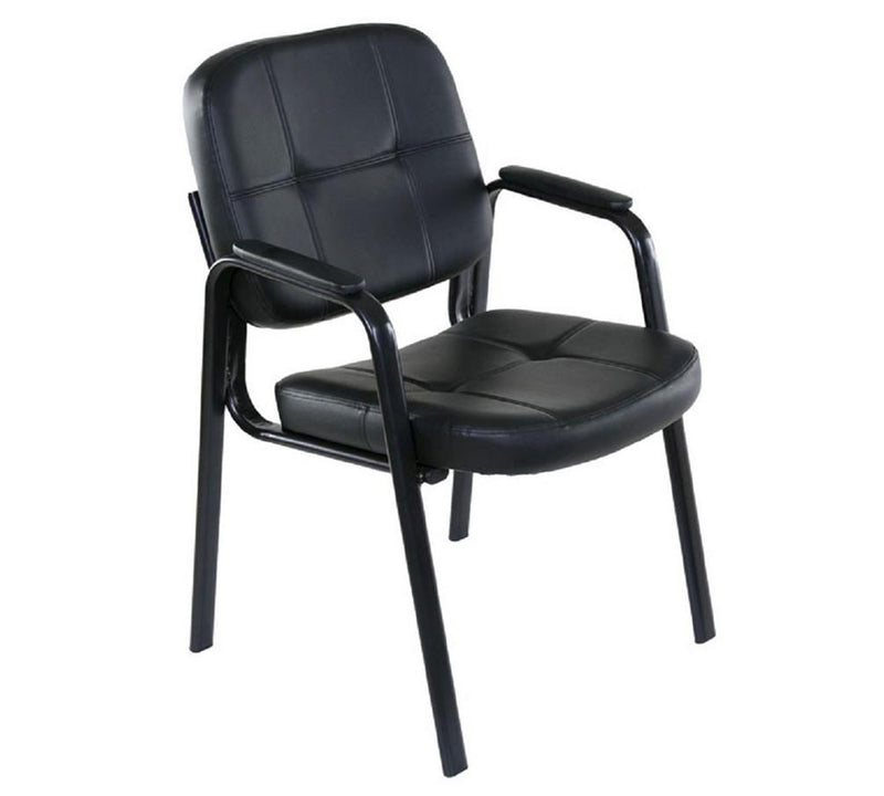 Office Visitor Chair with Metal Frame Legs