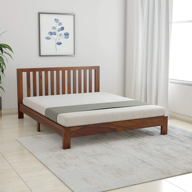 Solid Wood Super King Size Double Bed Frame with Storage