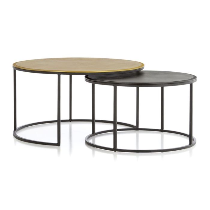 The Metal Frame Legs Base Particle Board Center Table