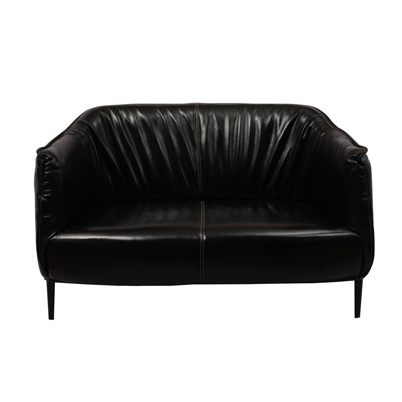 Two Seater Sofa with Metal Legs Base