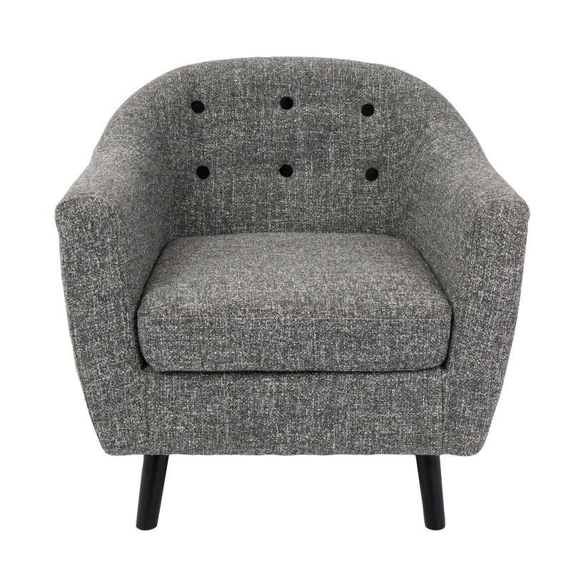 Single Seat Linen Fabric Arm Chair