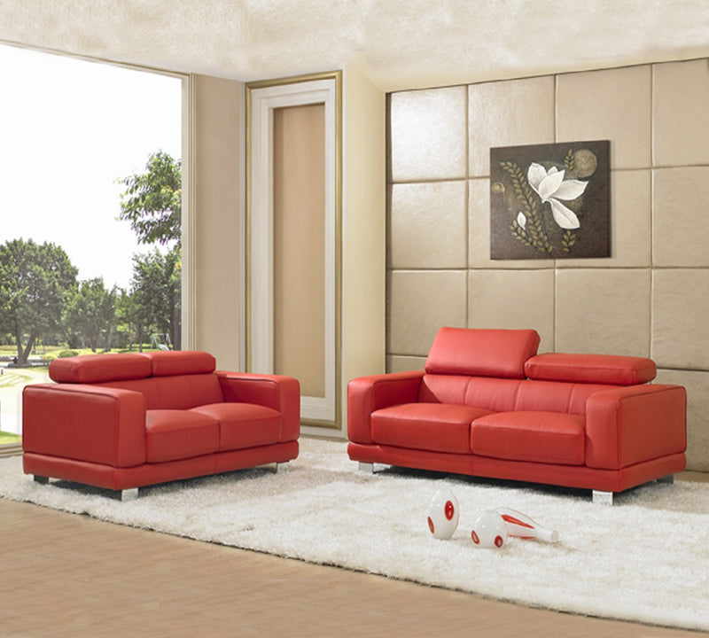 4 Seater Sofa Sets with Headrest and Metal Legs