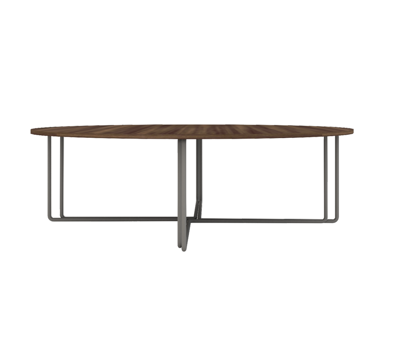 Metal Frame Legs Base Particle Board Wooden Center Table