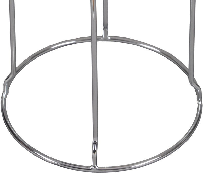 Bar Stool With Metal Chrome Frame Base - Set of 4