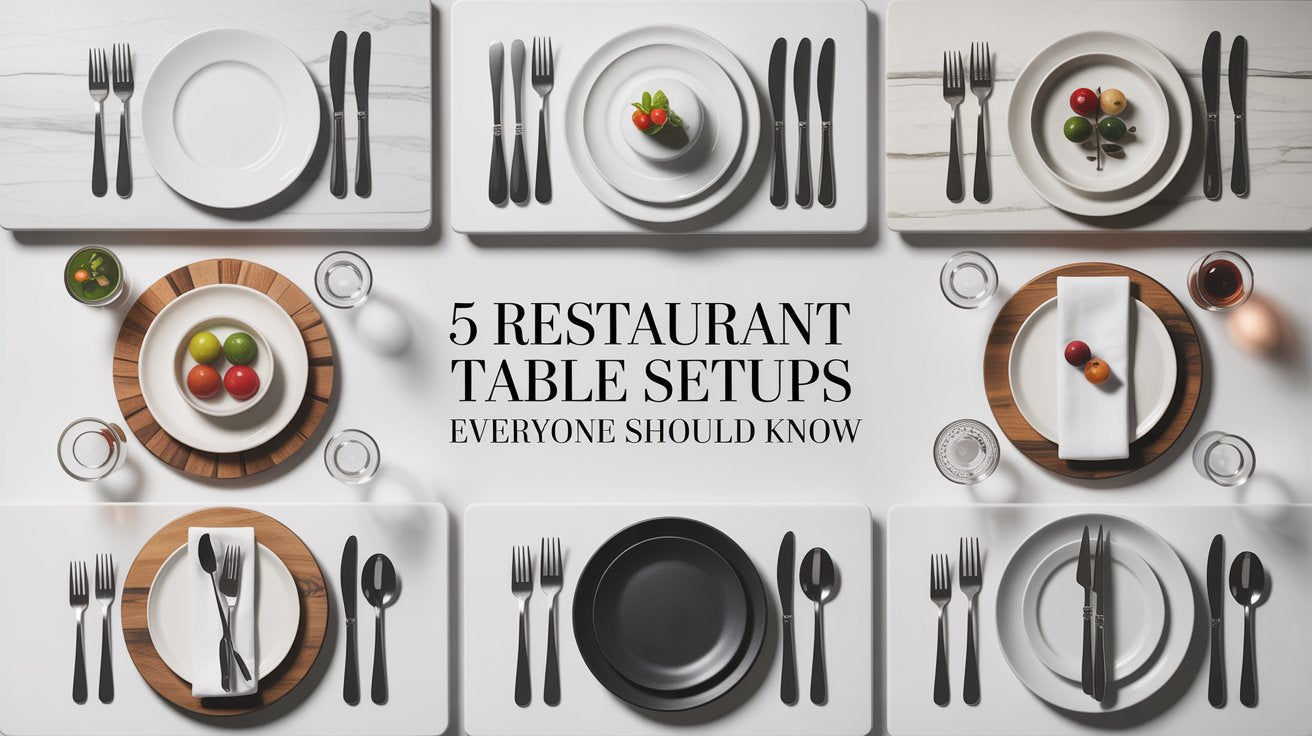 5 Restaurant Table Setups Everyone Should Know  Lakdi.com