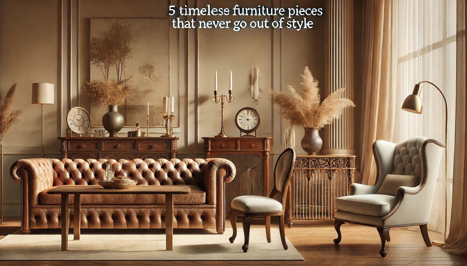 5 Timeless Furniture Pieces That Elevate Your Space Effortlessly
