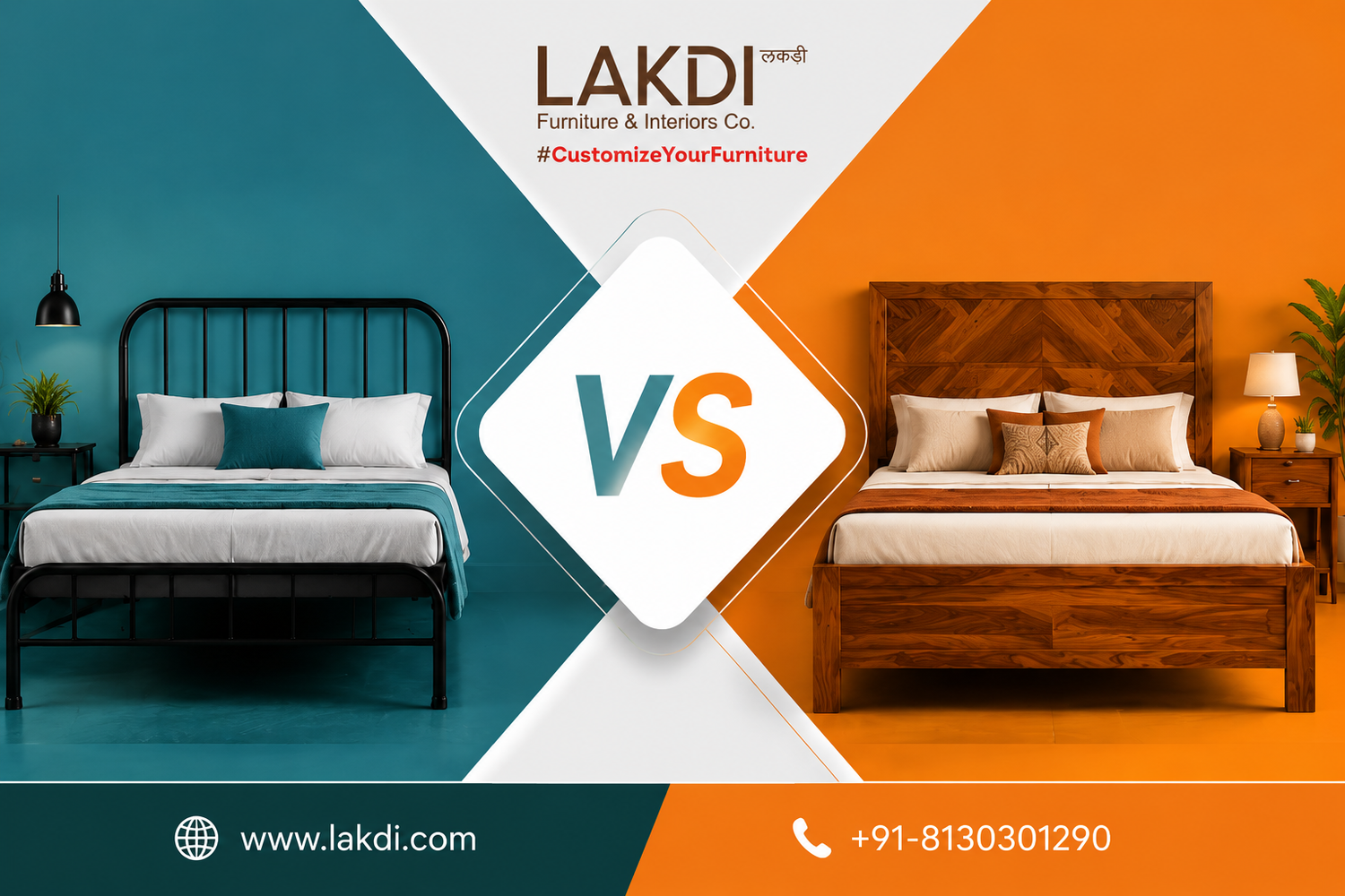 Metal vs Wood Bed Frame: Which is Better for Indian Homes in 2026