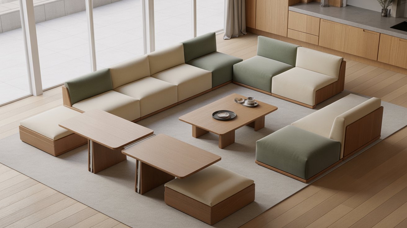 Creating Multi-Purpose Spaces with Flexible Furniture Design