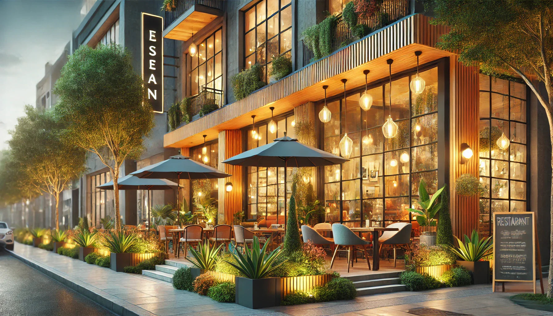 How to Design the Perfect Exterior for Your Restaurant? – Lakdi ...