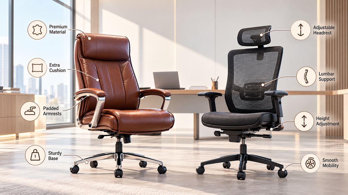 Executive Office Chairs for Corporate Offices: Features to Compare Before Buying