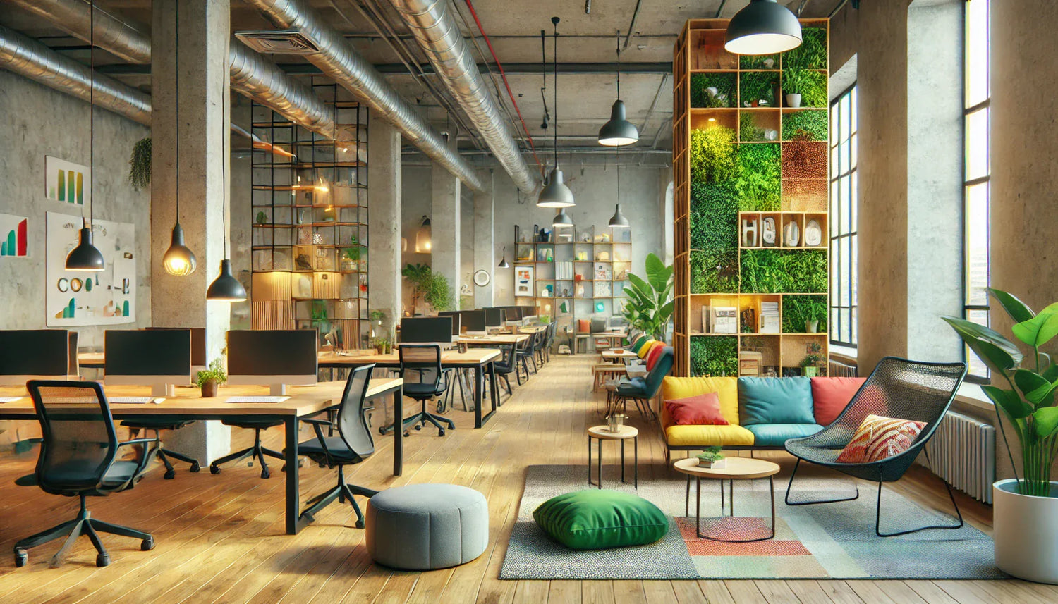 Furniture & DIY Ideas for Inspiring Coworking Spaces