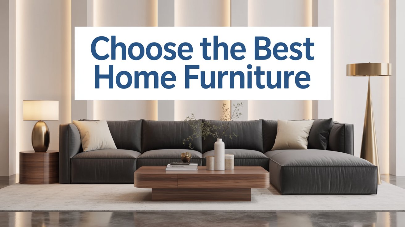 How to Choose the Best Home Furniture A Complete Guide