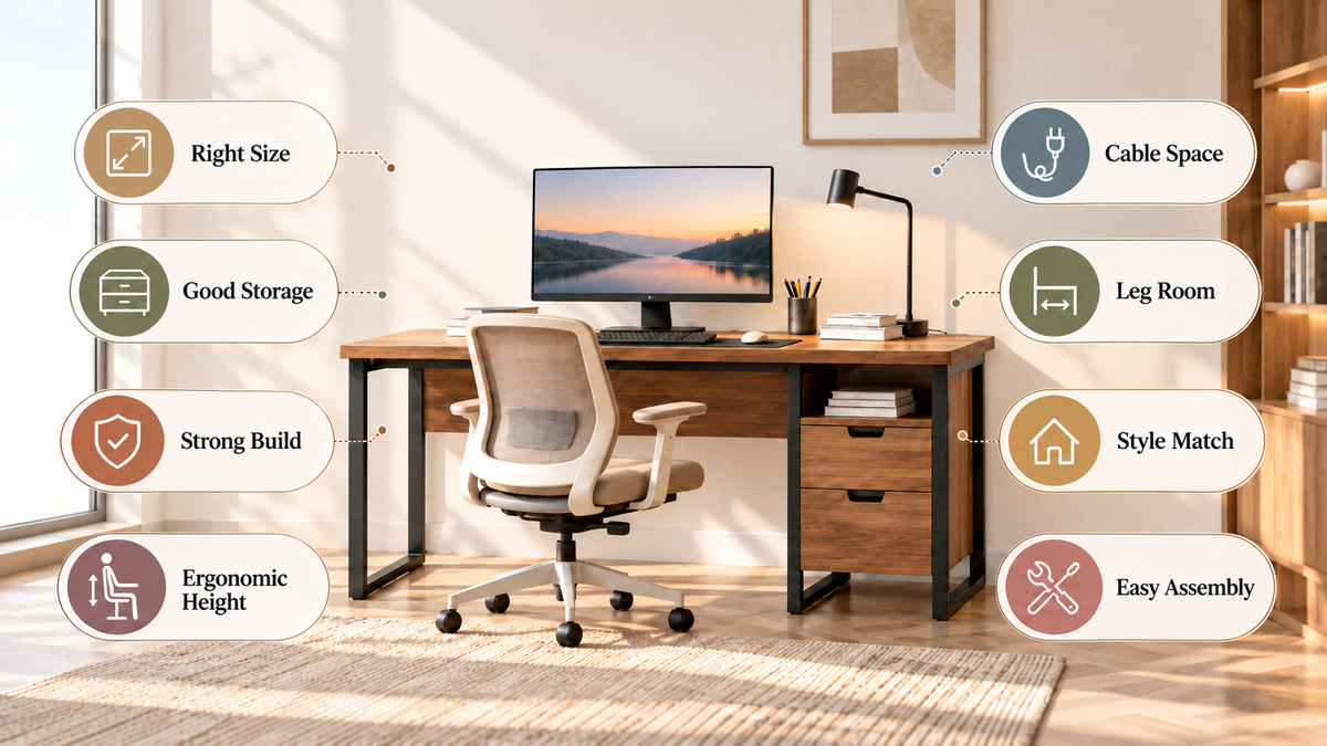 Things to Consider Before Buying a Computer Table for Home