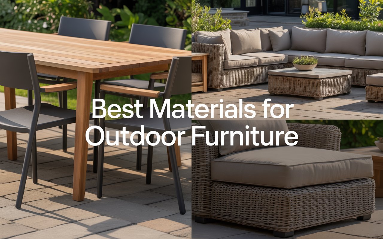 What Are the Best Materials for Outdoor Furniture