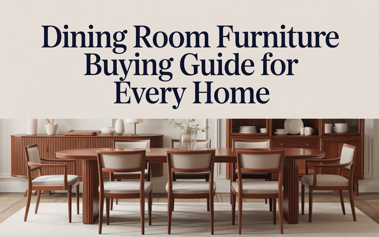 Dining Room Furniture Buying Guide for Every Home
