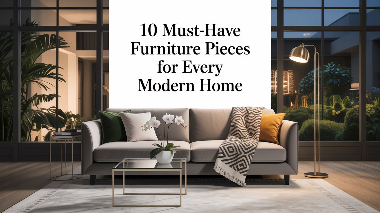 10 Must-Have Modern Furniture Pieces for Every Stylish Home
