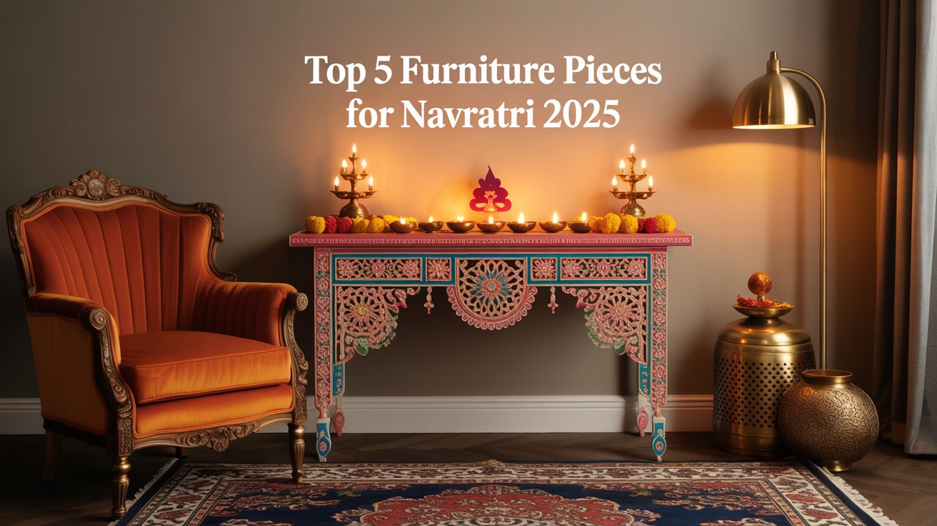 Top 5 Furniture Pieces for Navratri 2025 | Lakdi.com