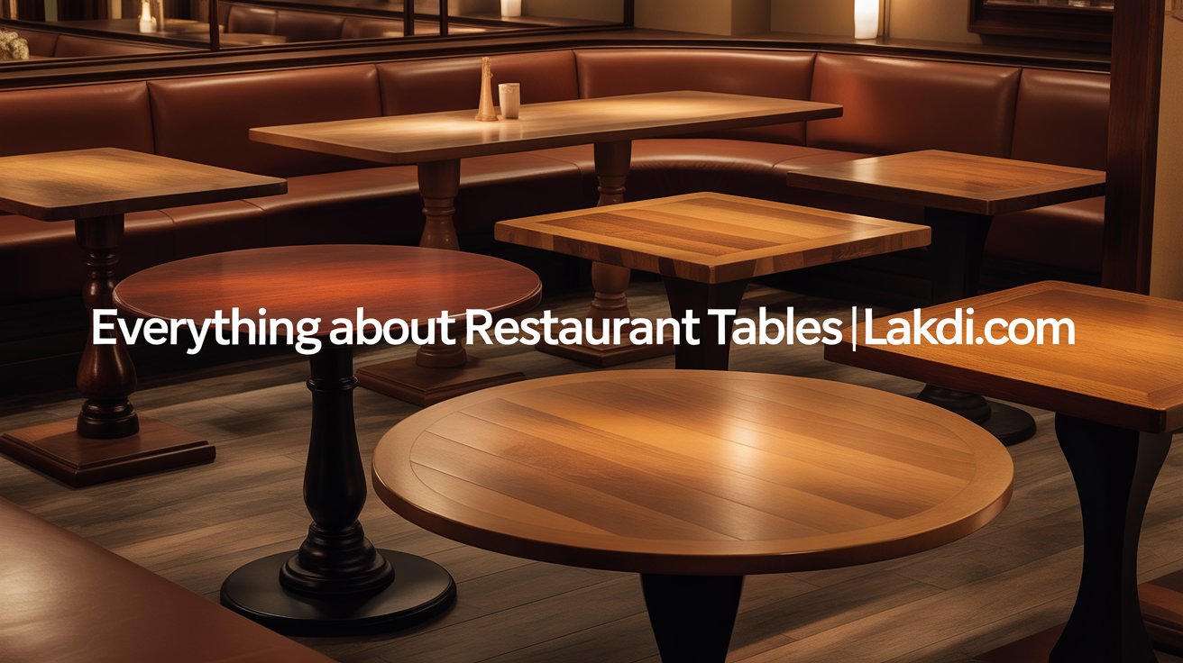 Everything About Restaurant Tables | Lakdi.com