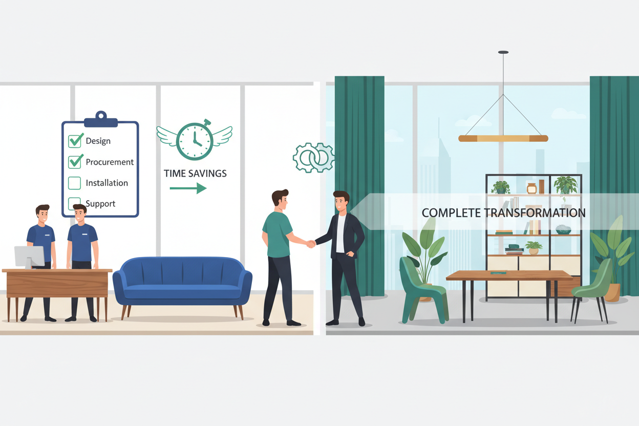 Benefits of Working with a Turnkey Furniture Company