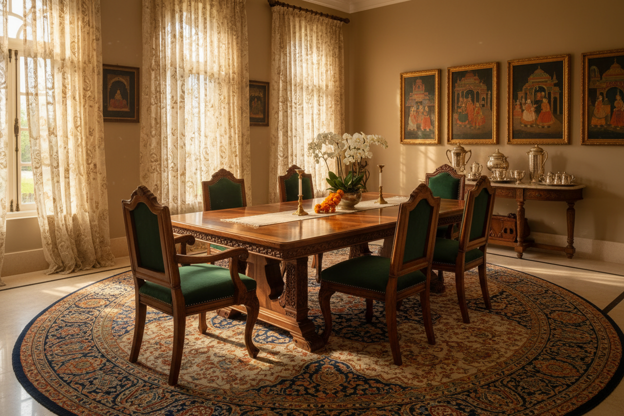 Dining Table Size Guide India: How to Choose the Perfect Dining Table for Your Space