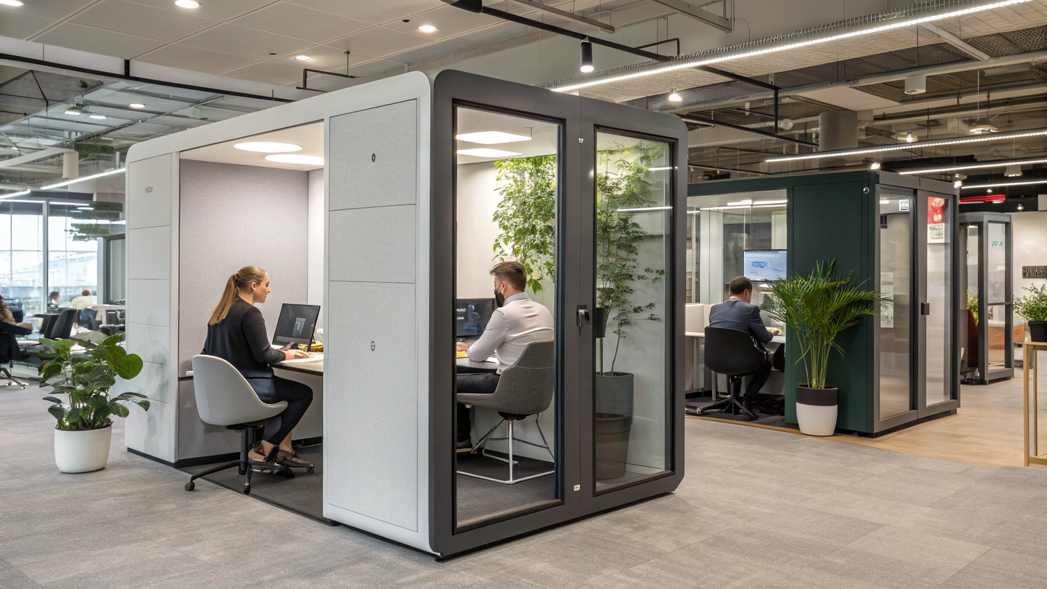Smart Workspace Pods & Workstations for Coworking Spaces