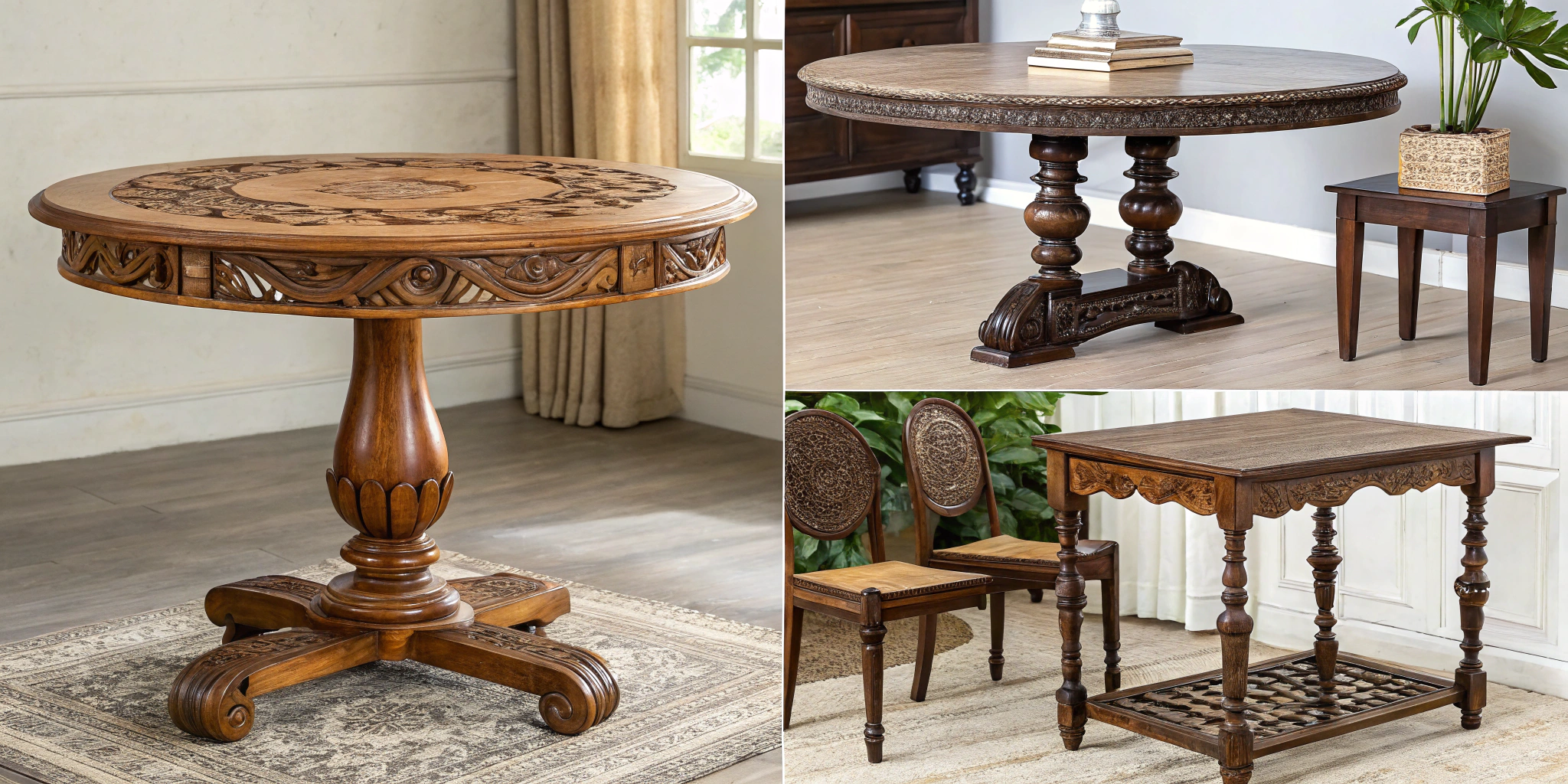 Top 5 Wooden Dining Table Designs for Indian Homes – Lakdi