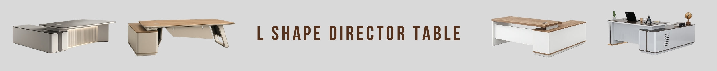 L Shape Director Table