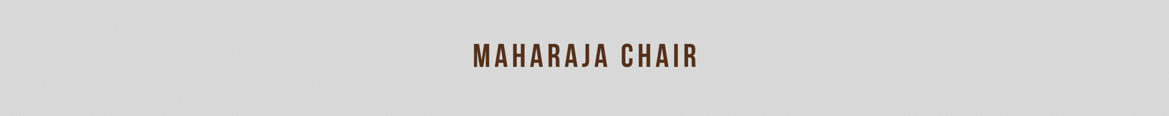 Maharaja Chair