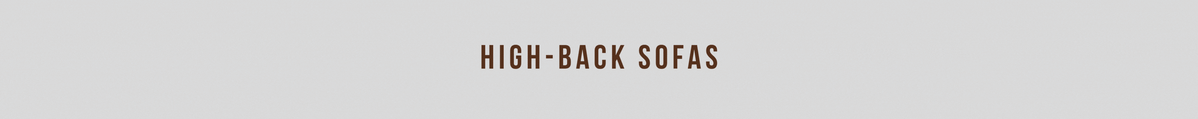 High Back Sofas