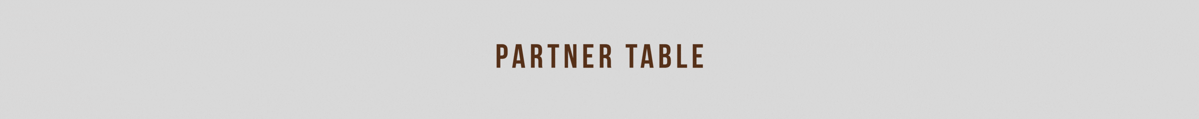 Director Partner Table