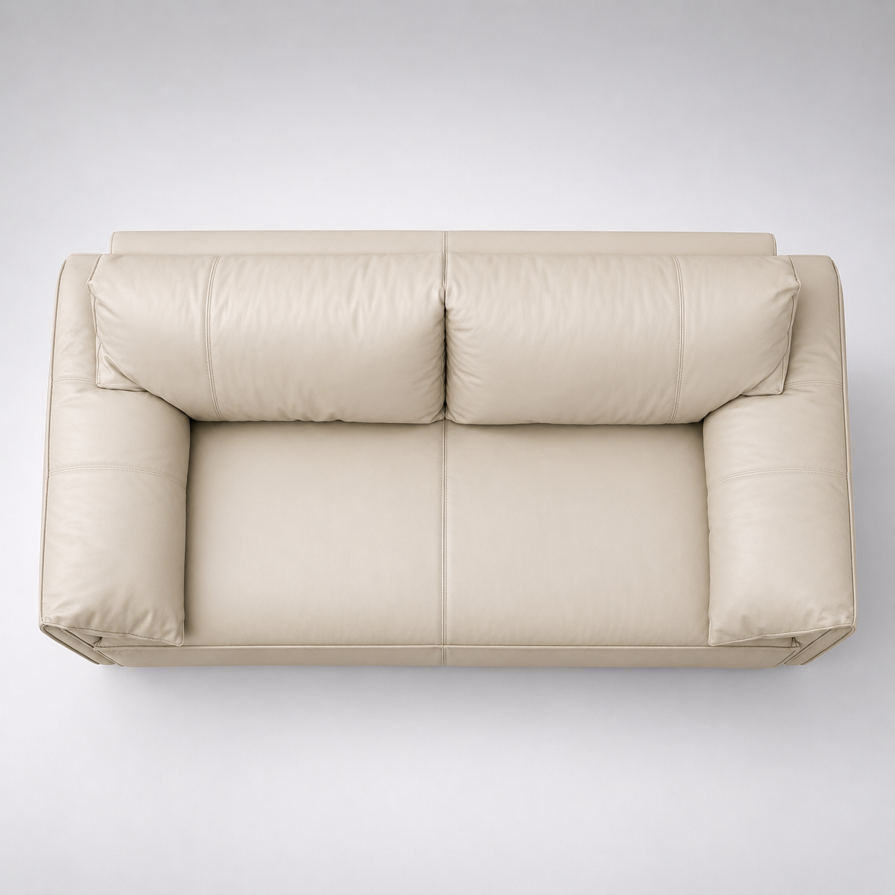 Modern Luxury 1 to 3-Seater Sofa | Premium Upholstered Fabric Sofa with Cushioned Armrests & Deep Seating | Contemporary Living Room Couch | Cream Beige