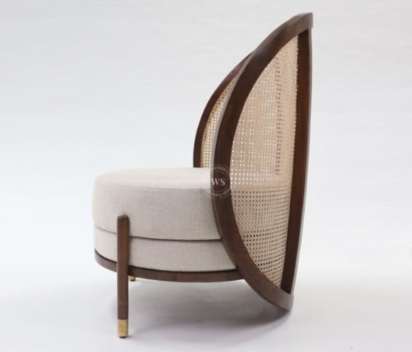 Curved Teak Wood Chair